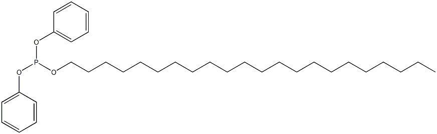 Phosphorous acid docosyldiphenyl ester 结构式