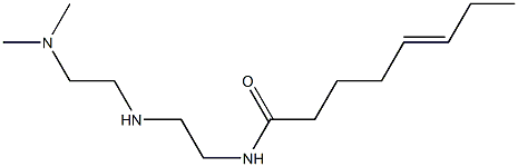 N-[2-[2-(Dimethylamino)ethylamino]ethyl]-5-octenamide 结构式