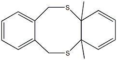 1,2-(1,2-Xylylenebisthiobismethylene)benzene 结构式