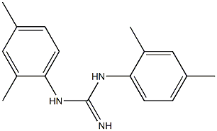 N,N'-Bis(2,4-dimethylphenyl)guanidine 结构式