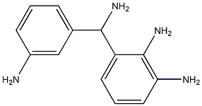 (3-Aminophenyl)(2,3-diaminophenyl)methanamine 结构式