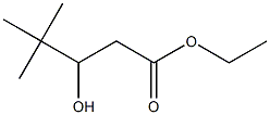 4,4-Dimethyl-3-hydroxypentanoic acid ethyl ester 结构式