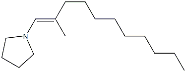 1-(2-Methyl-1-undecenyl)pyrrolidine 结构式