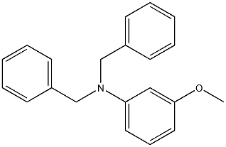 N,N-Dibenzyl-3-methoxyaniline 结构式