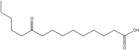 10-Oxopentadecanoic acid 结构式