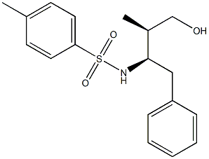 (2R,3R)-2-Methyl-3-(4-methylphenylsulfonylamino)-4-phenyl-1-butanol 结构式