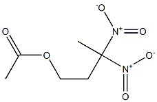 Acetic acid 3,3-dinitrobutyl ester 结构式