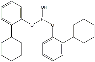 Bis(cyclohexylphenyl)phosphite 结构式