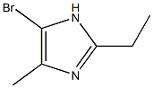 2-Ethyl-4-methyl-5-bromo-1H-imidazole 结构式