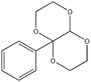 1-Phenyl-2,5,7,10-tetraoxabicyclo[4.4.0]decane 结构式