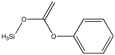1-Phenoxy-1-(silyloxy)ethene 结构式