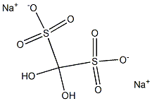 Dihydroxymethanedisulfonic acid disodium salt 结构式