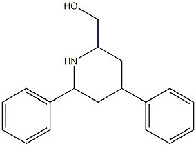 4,6-Diphenylpiperidine-2-methanol 结构式