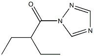 1-(2-Ethylbutanoyl)-1H-1,2,4-triazole 结构式