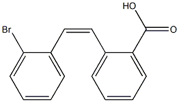 (Z)-2'-Bromostilbene-2-carboxylic acid 结构式