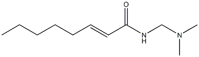 N-[(Dimethylamino)methyl]-2-octenamide 结构式