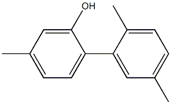 5-Methyl-2-(2,5-dimethylphenyl)phenol 结构式