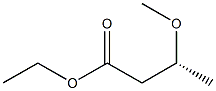 [R,(-)]-3-Methoxybutyric acid ethyl ester 结构式