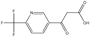 3-PYRIDINEPROPANOIC ACID, B-OXO-6-(TRIFLUOROMETHYL)- 结构式