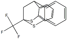 6,12-METHANO-12H-DIBENZO[D,G][1,3]DITHIOCIN, 6-(TRIFLUOROMETHYL)- 结构式