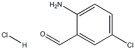 2-amino-5-chlorobenzaldehyde hydrochloride 结构式
