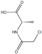 N-(2-Chloroacetyl)alanine 结构式