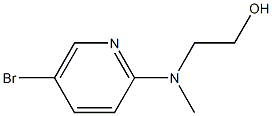 2-[(5-Bromo-2-pyridinyl)(methyl)amino]-1-ethanol 结构式