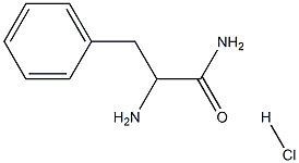 2-Amino-3-phenylpropanamide hydrochloride 结构式