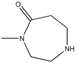 4-Methyl-1,4-diazepan-5-one 结构式