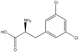 D-3,5-二氯苯丙氨酸 结构式