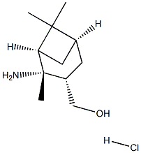 (1R,2R,3S,5R)-(2-Amino-2,6,6-trimethyl-bicyclo[3.1.1]hept-3-yl)-methanol hydrochloride 结构式