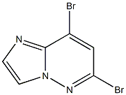 6,8-dibromoimidazo[1,2-b]pyridazine 结构式