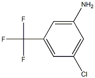 3-氨基-5-氯三氟甲基苯 结构式