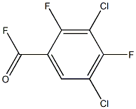 2,4-二氟-3,5-二氯苯酰氟 结构式
