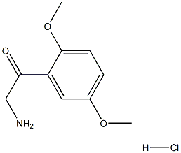 1.4-二甲氧基苯乙酰胺盐酸盐 结构式