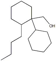 丁基双环己基甲醇 结构式