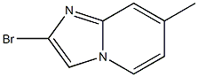 2-Bromo-7-methylimidazo[1,2-a]pyridine 结构式