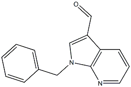 1-Benzyl-3-formyl-7-azaindole 结构式