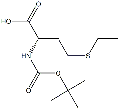 BOC-L-乙硫氨酸 结构式