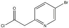 2-乙酰氯-5-溴吡啶 结构式