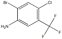 2-氨基-4-三氟甲基-5-氯溴苯 结构式