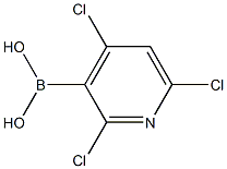 2,4.6-Trichloropyridine-3-boronic acid 结构式