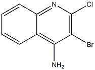 4-Amino-3-bromo-2-chloroquinoline 结构式