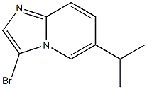 3-溴-6-异丙基咪唑并[1,2-A]吡啶 结构式