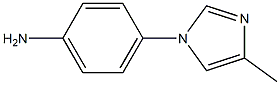 4-(4-methyl-1H-imidazol-1-yl)aniline 结构式