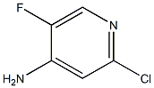 2-chloro-5-fluoropyridin-4-amine 结构式