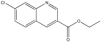 ethyl 7-chloroquinoline-3-carboxylate 结构式