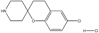 6-chlorospiro[chroman-2,4'-piperidine] hydrochloride 结构式