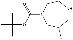 tert-butyl 6-methyl-1,4-diazepane-1-carboxylate 结构式