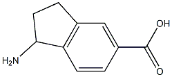 1-Aminoindane-5-carboxylic acid 结构式